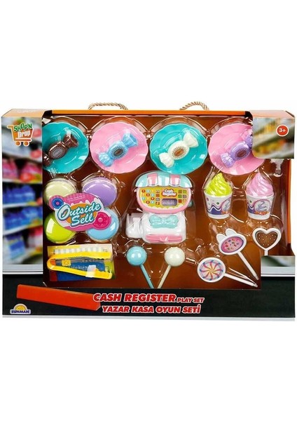 S00002570 Market Set Hamburger/dondurma/tatlı -Sun Kız Erkek Çocuk Oyuncak Eğitici Oyuncaklar