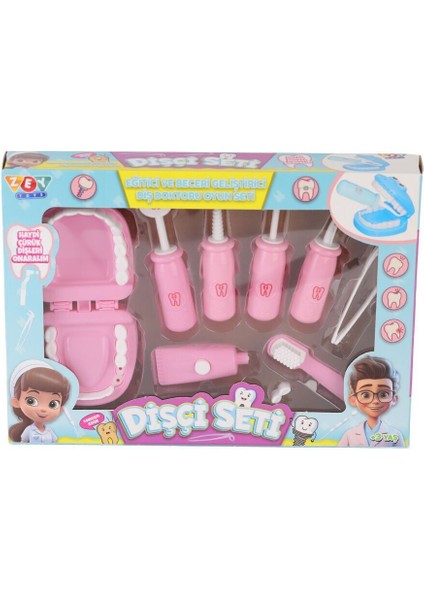 ZEY2043 Dişçi Seti Kız Erkek Çocuk Oyuncak Eğitici Oyuncaklar