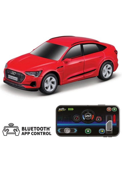 Maisto 1:41 App Control Kumandalı Metal Araba - Audi E-Tron Sport Kız Erkek Çocuk Oyuncak Eğitici Oy