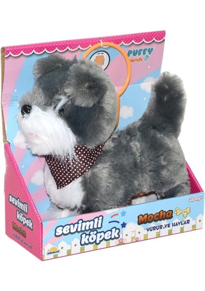 S00002859 Yürüyen Sevimli Peluş Köpek Gri-Sun Kız Erkek Çocuk Oyuncak Eğitici Oyuncaklar fiyatları
