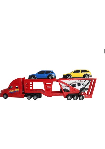 Araç Taşıyıcı Plastik Kırmızı Tır Kız Erkek Çocuk Oyuncak Eğitici Oyuncaklar modelleri