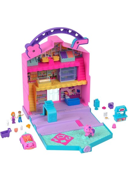 HRD45 Polly Pocket Eğlenceli Market Oyun Seti Kız Erkek Çocuk Oyuncak Eğitici Oyuncaklar fiyatları