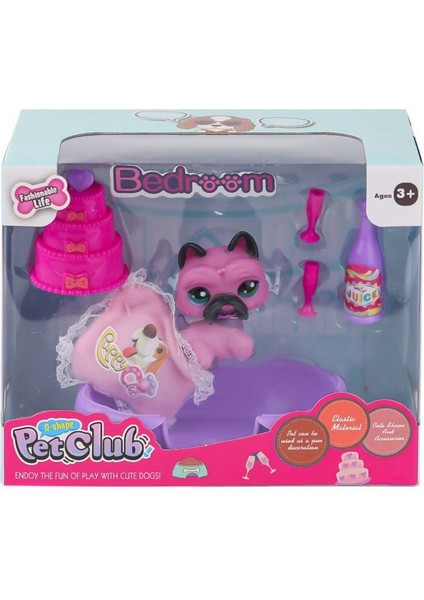 Kzl- Pet Star Bedroom Aksesuarlı Set Kız Erkek Çocuk Oyuncak Eğitici Oyuncaklar