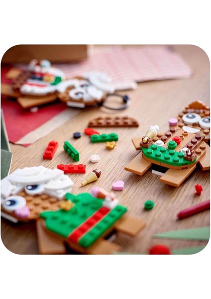 LEGO Zencefilli Kurabiye Süsleri 40642 Kız Erkek Çocuk Oyuncak Eğitici Oyuncaklar modelleri