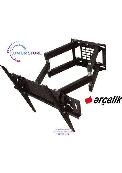 A55 E 795 B 4K Ultra Hd 55” Google 39-65 Inç Kilitli Hareketli LCD LED Tv Duvar Askı Aparatı fiyatları