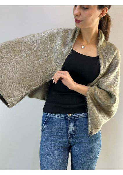 Yumuşak Angora Bolero Şal fırsatları