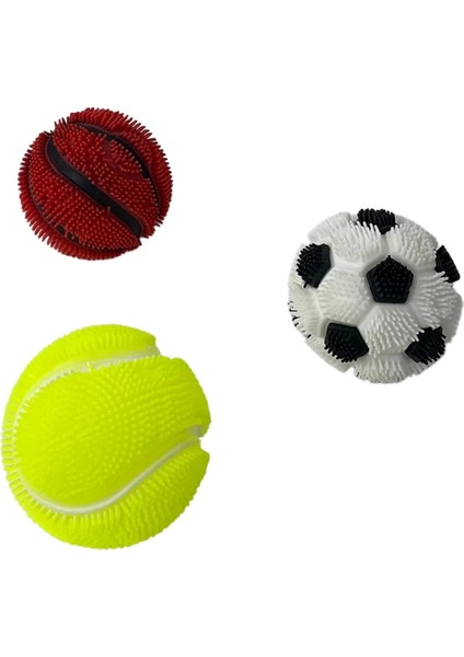 Dikenli Işıklı Çeşitli Top Kız Erkek Çocuk Oyuncak Eğitici Oyuncaklar