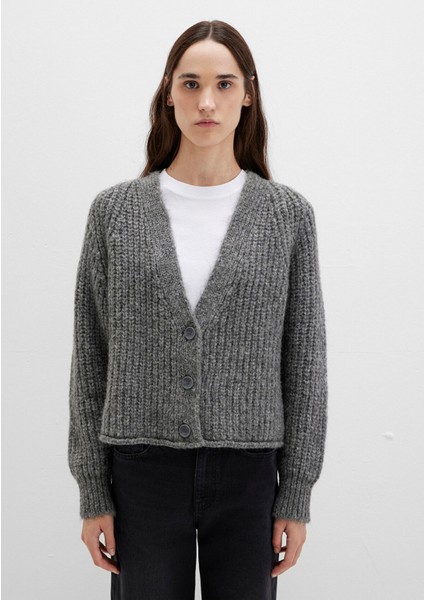 Kadın Önü Düğmeli Hırka Koyu Gri Melanj 1710386-80024 modelleri