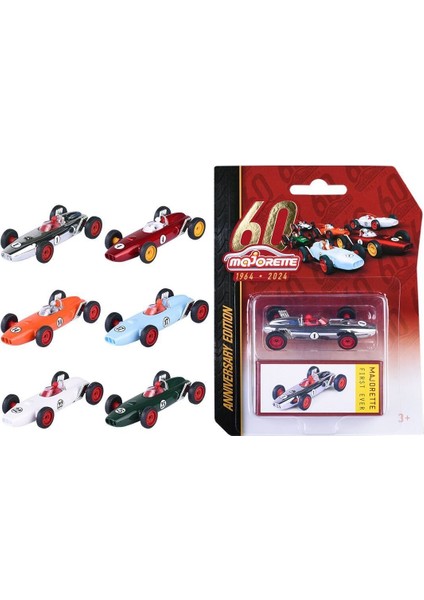 212054103 Majorette Anniversary Edition First Ever 6-Asst Kız Erkek Çocuk Oyuncak Eğitici Oyuncaklar