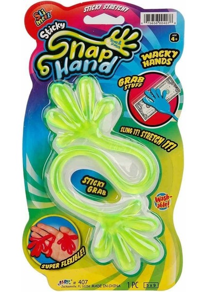 0407 Sun-Jru-4 Renk Kartelalı Yapışkan El - 1ADET Stokta Olan Gönderilir Kız Erkek Çocuk Oyuncak Eği fiyatları