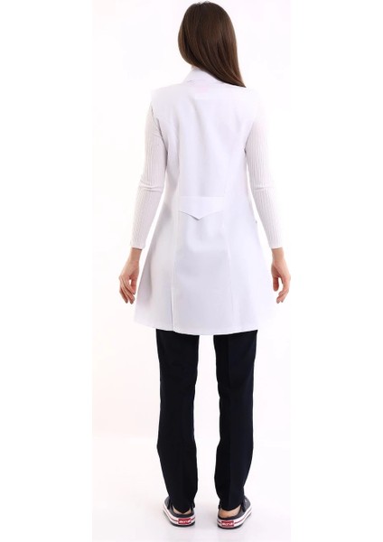 Kadın Kolsuz Önlük - Beyaz fiyatları