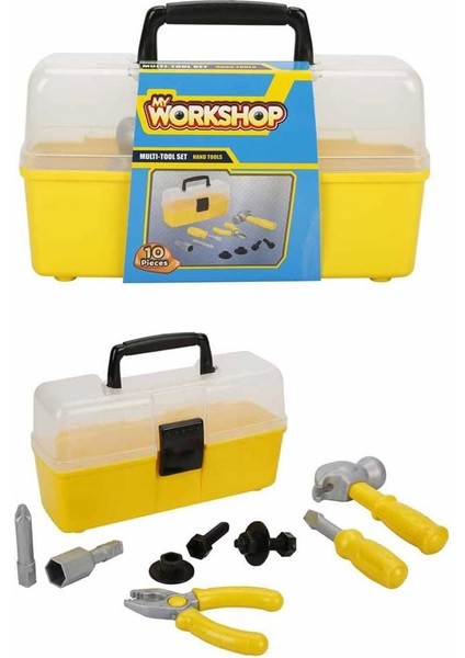 Zapp Toys My Workshop Çantalı Tamir Seti 10 Parça Kız Erkek Çocuk Oyuncak Eğitici Oyuncaklar