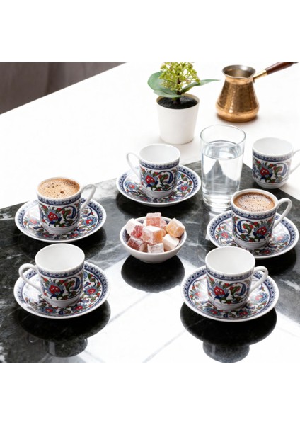 Gözde Double 6 Kişilik Kahve Fincan Takımı 60932 fiyatları