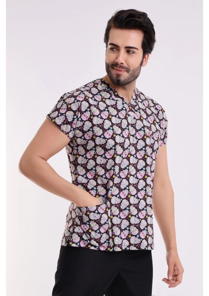 Yarasa Kol Dijital Unisex Desenli Üst - 6532 Kuru Kafa fiyatları