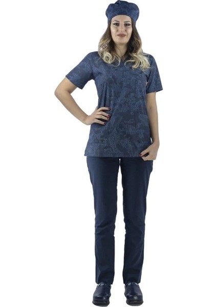 Zarf Yaka Desenli Üst - 3901 Koyu Kamuflaj fiyatları