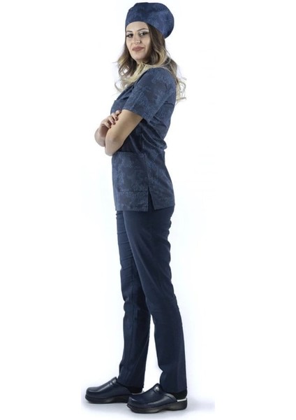 Zarf Yaka Desenli Üst - 3901 Koyu Kamuflaj modelleri