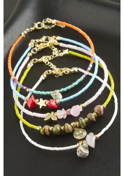 Karışık Miyoki Boncuk Bileklik