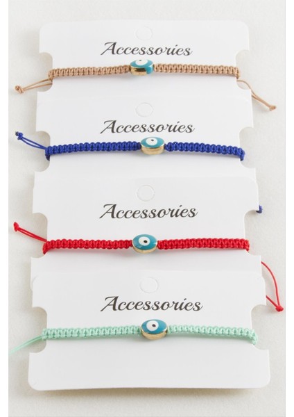 Oval Nazar Makrome Örgülü Bileklik fiyatları