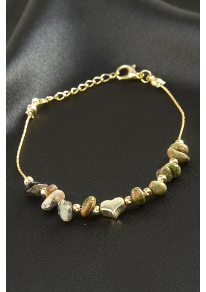 Hint Akik Kırık Doğaltaş Bileklik