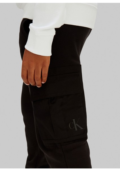 Lastikli Paça Siyah Erkek Çocuk Eşofman Altı IB0IB02572BEH fırsatları