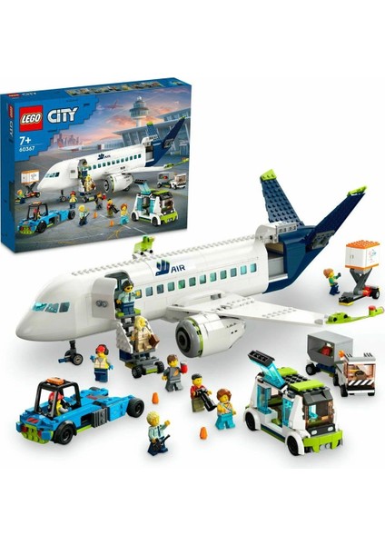 60367 Lego® City - Yolcu Uçağı 913 Parça +7 Yaş