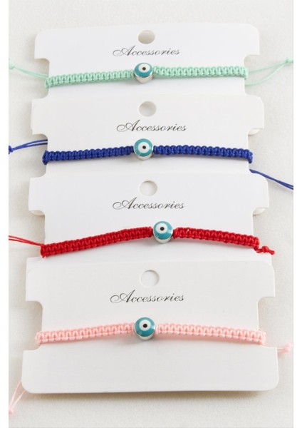 Nazar Makrome Örgülü Bileklik