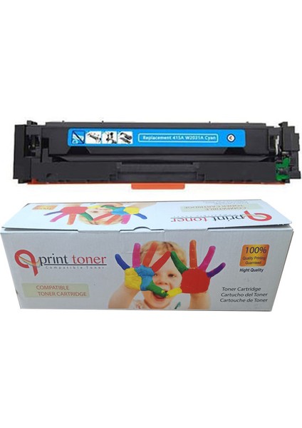 Canon CRG-055 Muadil Toner Mavi LBP653 LBP662 LBP663 LBP664 MF741 MF742 MF743 MF744 MF745