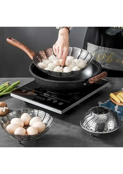 Qba 440 Byk Metal Haşlama Aparatı – Dayanıklı Paslanmaz Çelik, Pratik Mutfak Yardımcısı