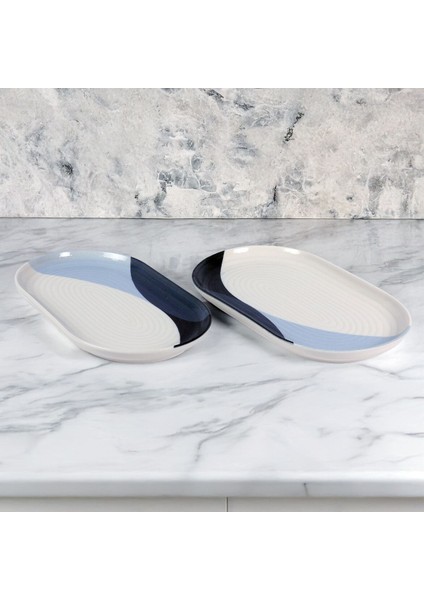 Bilbao 2 Parça 25 cm Kayık Tabak 36561