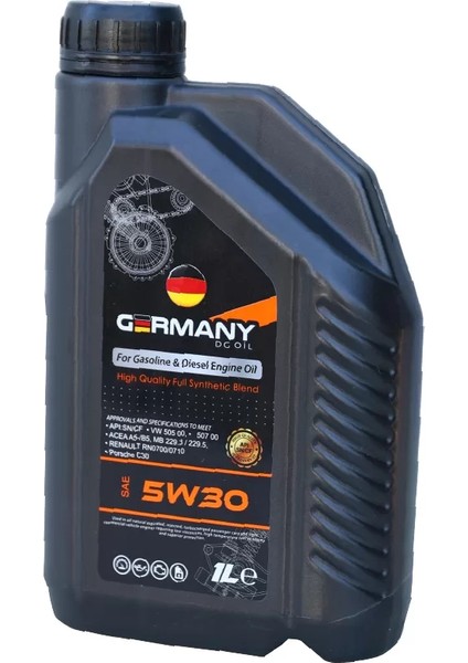 Dg Oıl Germany 5W-30 A5-B5 Full Synthetic 1 Lt fiyatları