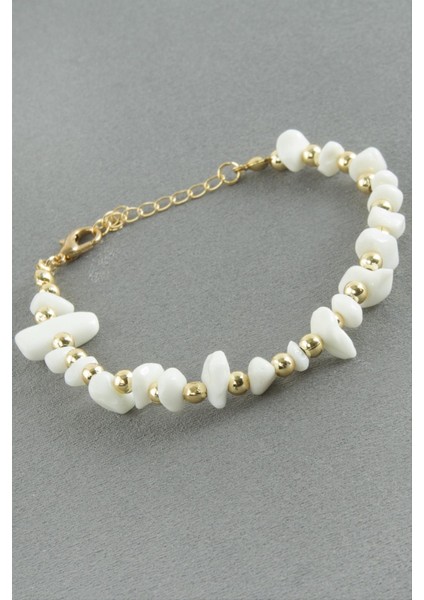 Sedef Kırık Doğaltaş Bileklik