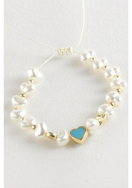 Kalp Inci Boncuk Makrome Ip Bileklik fiyatları