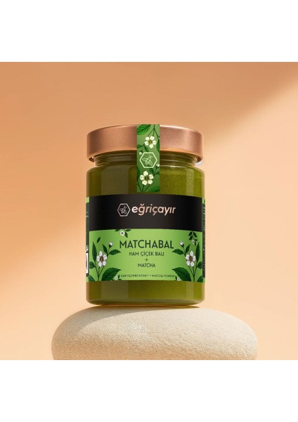 Matchabal Ham Çiçek Balı + Matcha 420G