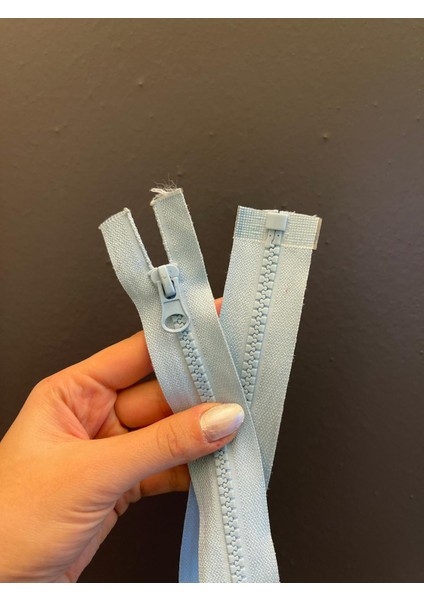 Açık Mavi Dişli Fermuar 43X3 cm fırsatları