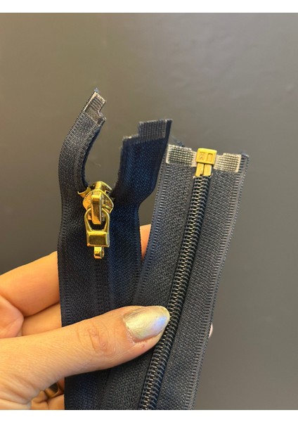 Lacivert Fermuar 75X3 cm