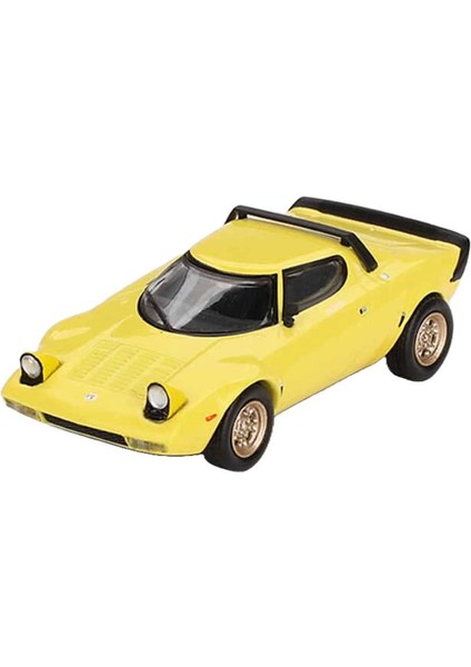 Mini Gt 1/64 Lancia Stratos Hf Stradale Giallo Fly Kız Erkek Çocuk Oyuncak Eğitici Oyuncaklar