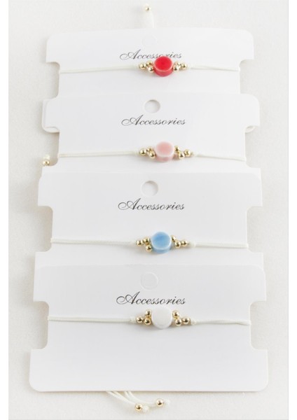 Yuvarlak Makrome Ip Bileklik