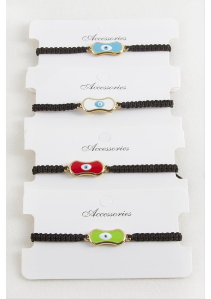 Oval Nazar Makrome Örgülü Bileklik fiyatları