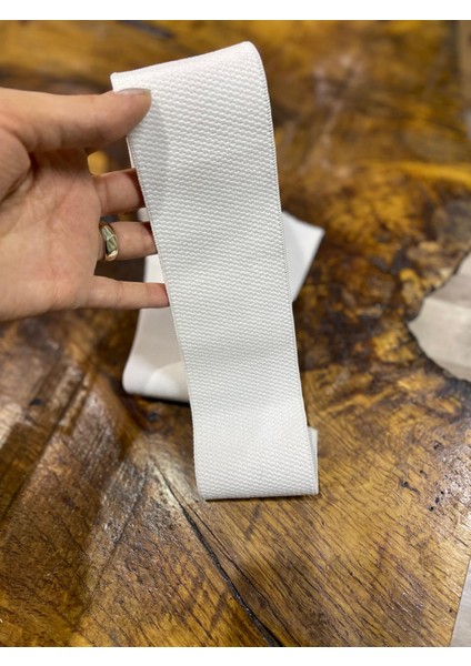 70X6 cm Beyaz Kalın Lastik Dikiş Aksesuarı Şerit fiyatları