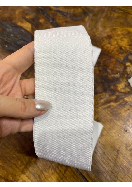 70X6 cm Beyaz Kalın Lastik Dikiş Aksesuarı Şerit modelleri