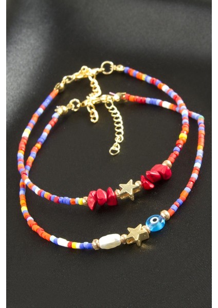 Karışık Miyoki Boncuk Bileklik