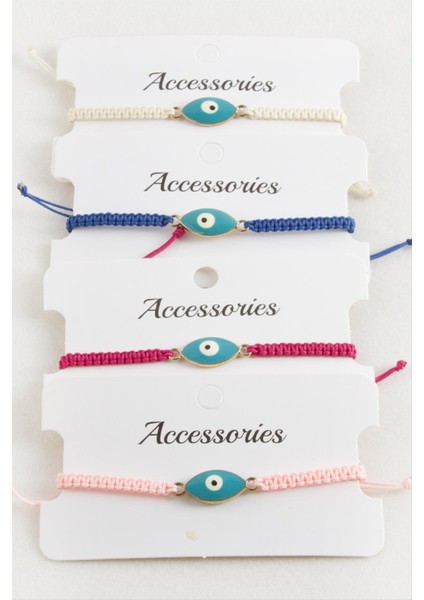 Oval Nazar Makrome Örgülü Bileklik fiyatları