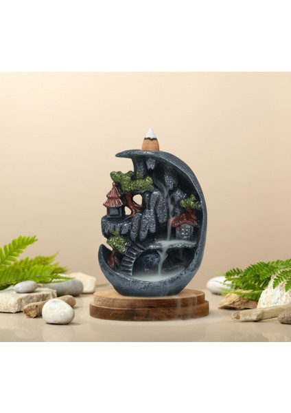 Hilal Japon Evi Şelale Geri Akış Tütsülük