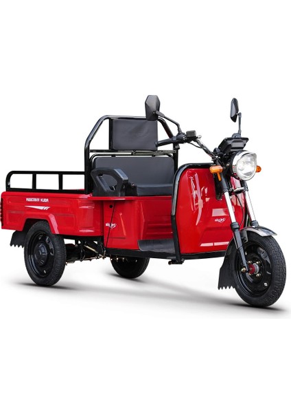 Cargo Trıo Elektrikli Moped Kırmızı