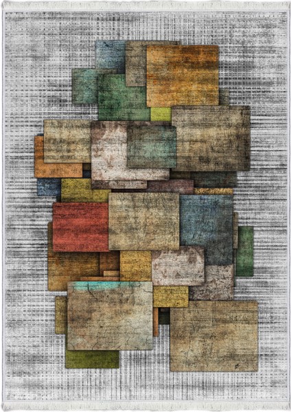 Pamuk Dokuma Taban Kaymaz Yıkanabilir Salon Halısı Modeli Mutfak Halısı Modeli Koridor Halısı Modeli