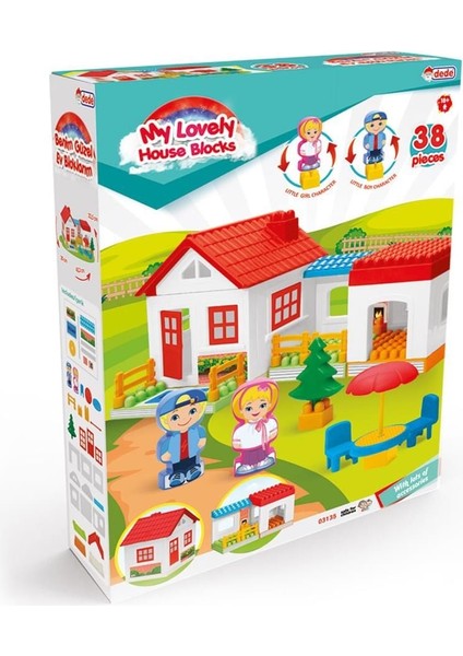 Tek Katlı 36 Parça LEGO Ev Seti Bloklar Kız Erkek Çocuk Oyuncak Eğitici Oyuncaklar fiyatları