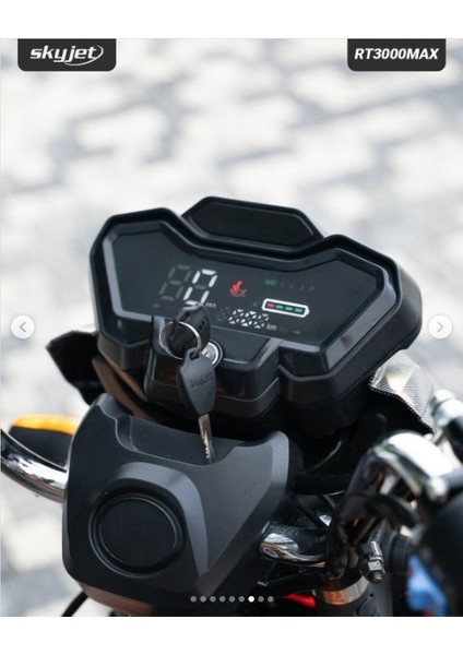 RT3000 Max Elektrikli Moped Gri modelleri