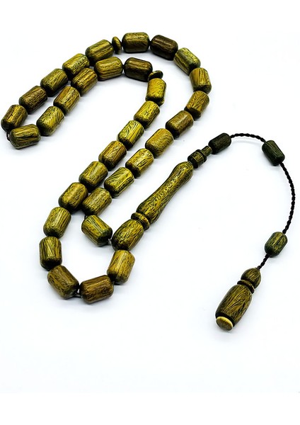 Kapsül Kesim Yeşil Pelesenk Ağacı Tesbih