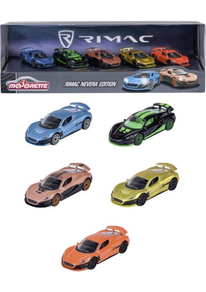 Majorette Rimac Nevera Edition 5'li Kız Erkek Çocuk Oyuncak Eğitici Oyuncaklar