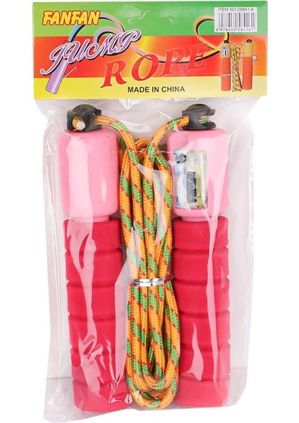 25841-6 Poş Sayaçlı Atlama Ipi - 1ADET Fiyatıdır Kız Erkek Çocuk Oyuncak Eğitici Oyuncaklar